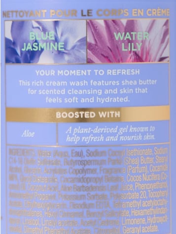 Blue Jasmine Water Lily Cream Body Wash