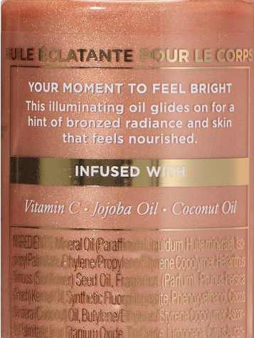 White Peach Mango Highlighting Body Oil