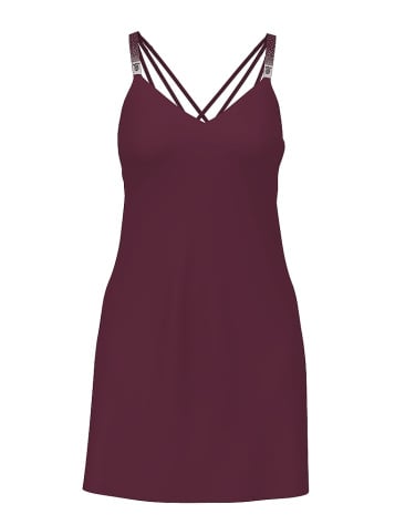 Scattered Shine Strap Satin Strappy-Back Slip