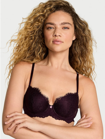 Lace Lightly Lined Classic Coverage Demi Bra