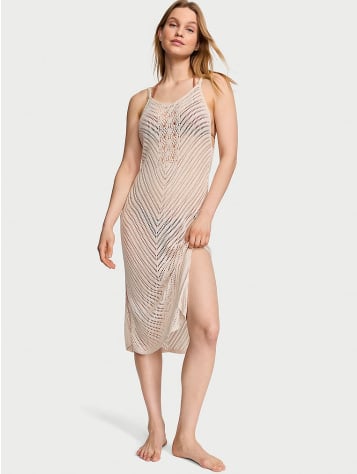 Beachwear Crochet Cover-Up Dress