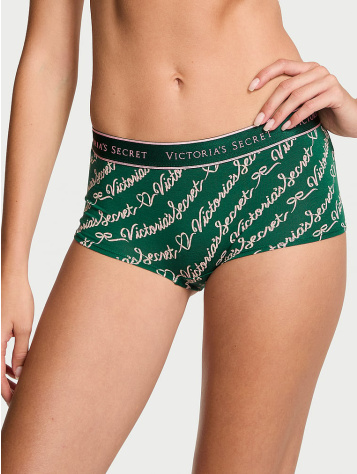 Logo Cotton Boyshort Panty