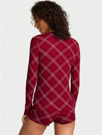 Soft Thermal Henley Short Pajama Set