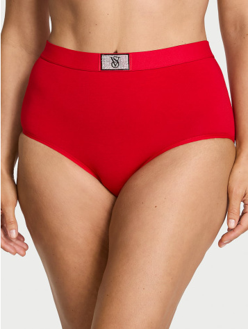 Logo Cotton Shine Patch Modern Brief Panty