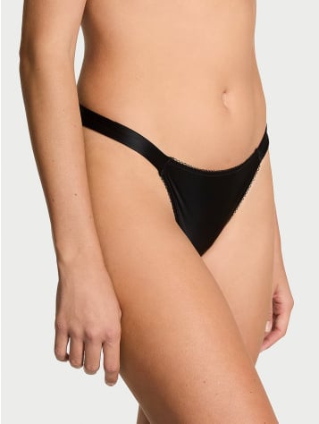 Pom Pom Bow Thong Panty