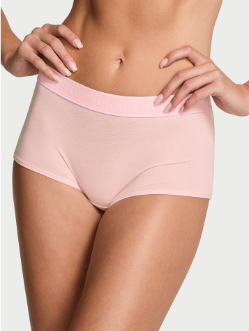 Logo Cotton Boyshort Panty