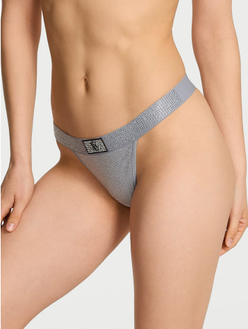 Shine Cotton V-String Panty