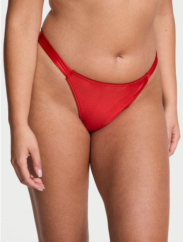 Pom Pom Bow Thong Panty