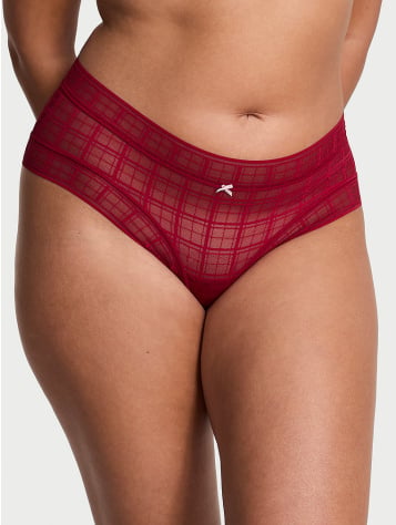 Plaid Lace Cheeky Panty