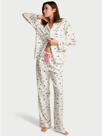 Flannel Long Pajama Set