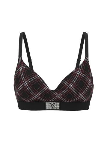 Shine Patch Velvet Lightly Lined Wireless Bra