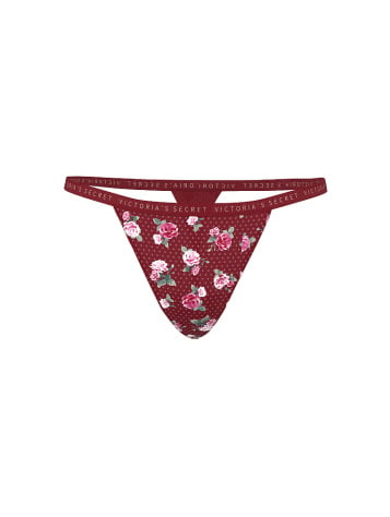 Stretch Cotton V-String Panty