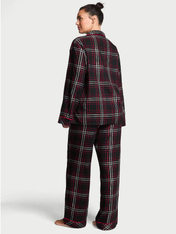 Flannel Long Pajama Set