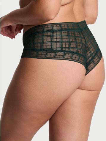 Plaid Lace Cheeky Panty