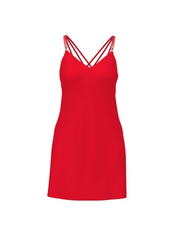 Scattered Shine Strap Satin Strappy-Back Slip