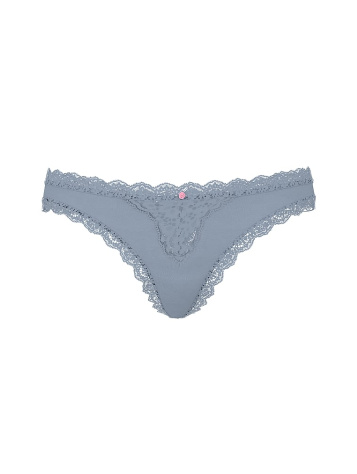 Lace-Trim Thong Panty