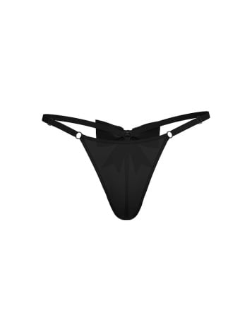 Shine Bow Adjustable V-String Panty