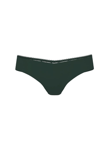 No-Show Plaid Mesh Thong Panty