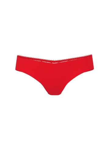 No-Show Plaid Mesh Thong Panty