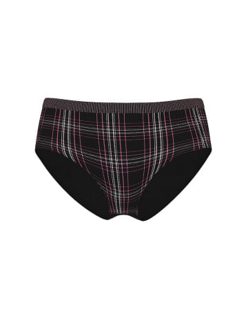Seamless Shimmer Plaid Hiphugger Panty