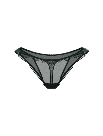 Jingle Belle Ruffled Mesh Thong Panty