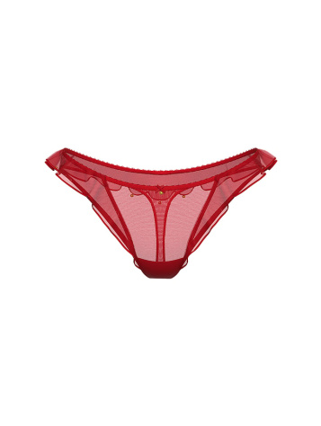 Jingle Belle Ruffled Mesh Thong Panty