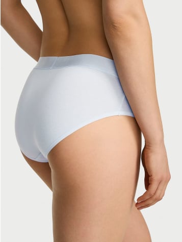 Logo Cotton Heart Shine Patch Hiphugger Panty