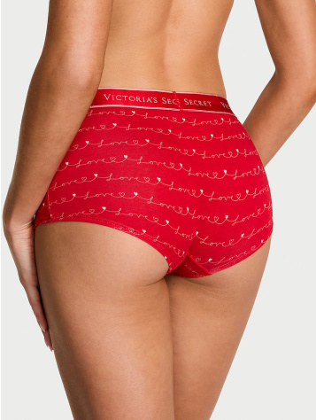 Logo Cotton Boyshort Panty