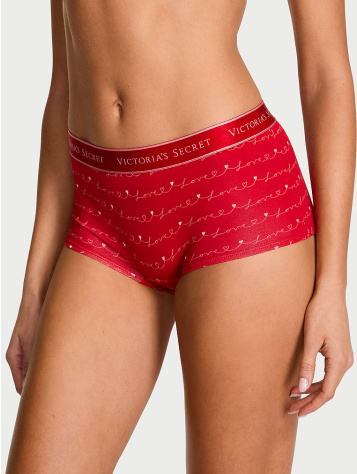 Logo Cotton Boyshort Panty