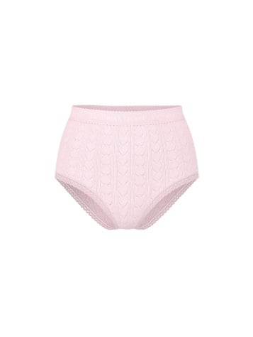 Logo Heart Pointelle Modern Brief Panty