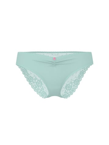 Stretch Cotton Heart Lace Bikini Panty