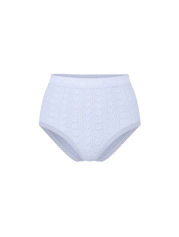 Logo Heart Pointelle Modern Brief Panty