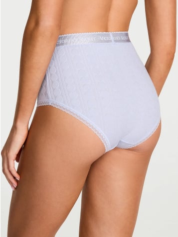 Logo Heart Pointelle Modern Brief Panty