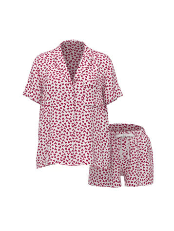 Glazed Satin Short Pajama Set