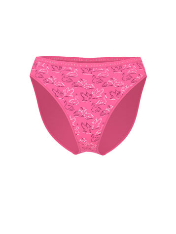 Stretch Cotton High-Leg Brief Panty