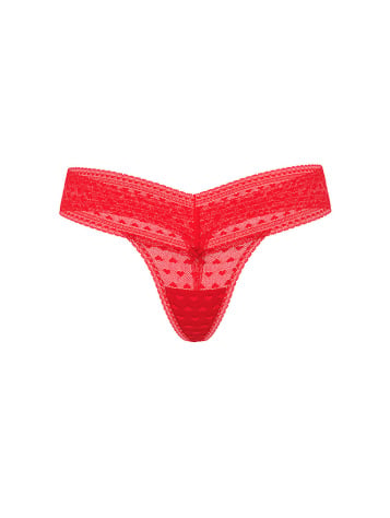 Heart Lace Thong Panty