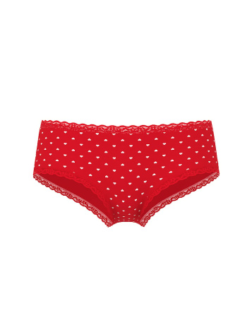 Cotton Lace-Waist Cheeky Panty