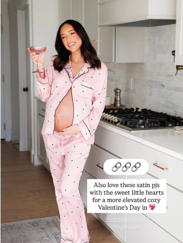 Signature Satin Long Pajama Set