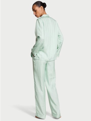 Signature Satin Long Pajama Set