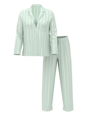 Signature Satin Long Pajama Set
