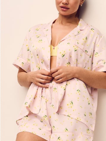 Signature Satin Short Pajama Set