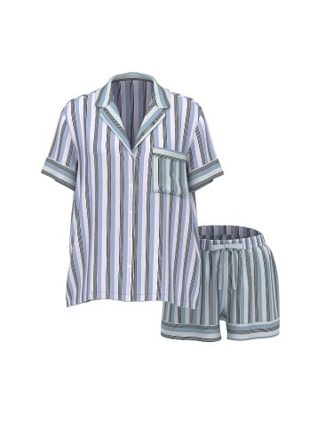 Signature Satin Short Pajama Set