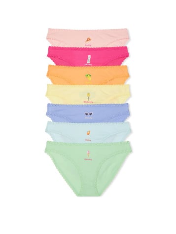 7-Pack Stretch Cotton Bikini Panties