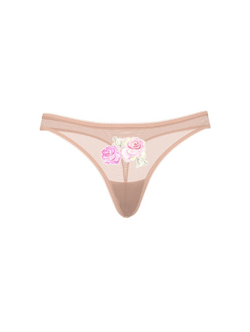 Sweet Melody Motif Lace Thong Panty