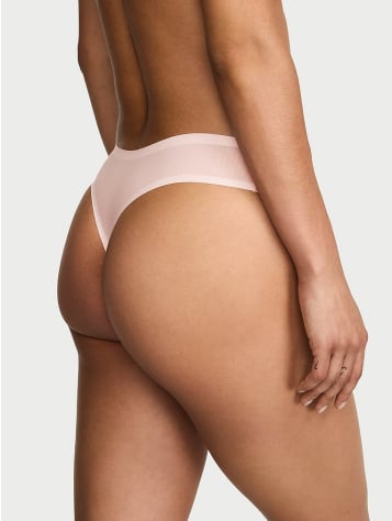 Body By Victoria Flex Shadow Stripe Mid-Rise Thong Panty