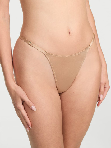 Smooth High-Leg Adjustable V-String Panty