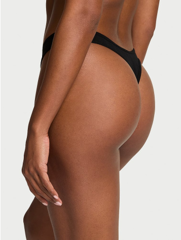 Ultra-Fine Modal High-Leg Scoop Thong Panty