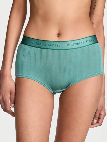 Ultra-Fine Modal Logo Boyshort Panty