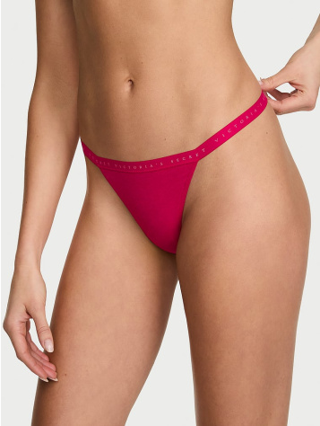 Stretch Cotton V-String Panty