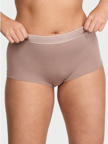Logo Cotton Boyshort Panty